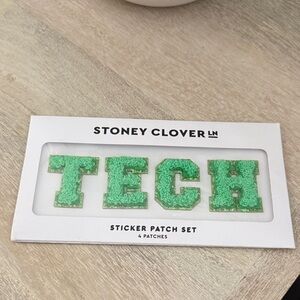Stoney Clover Lane Green 'TECH' Sticker Patch Set